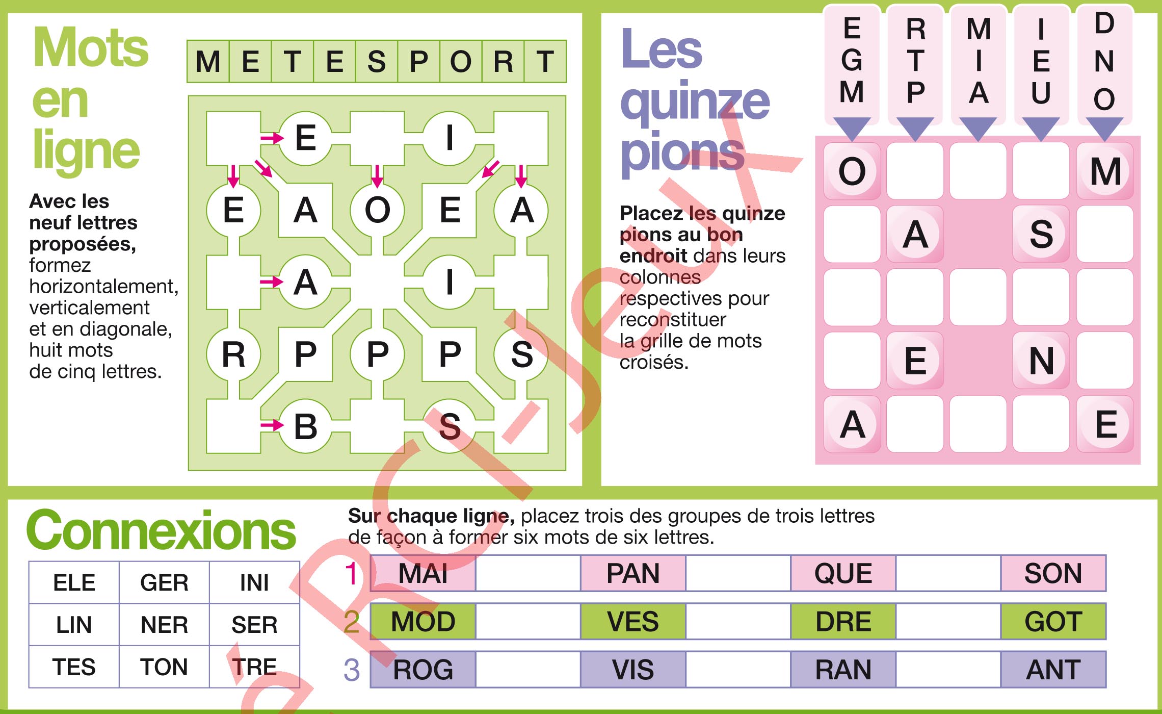 Multijeux & autres petits jeux